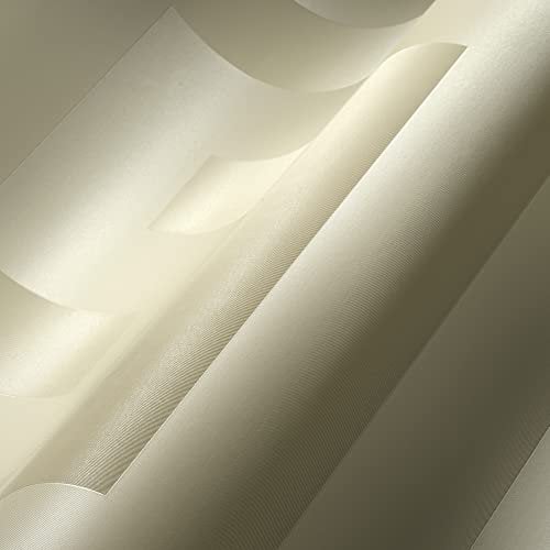 Versace Wallpaper White Metallic Designer Wallpaper Geometric Luxury Non-Woven Wallpaper Graphic 386095 10.05 x 0.70 m Made in Germany