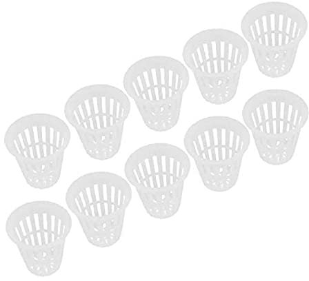 Lovelegis Lot de 10 paniers hydroponiques pour plantes hydroponiques Panier pour pots de culture avec trou respirant culture hydroponique diamètre total 40 mm diamètre trou intérieur 27 mm