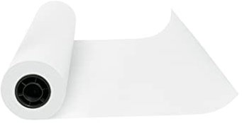 Rouleau de papier kraft blanc de 61 cm x 30 m, pour emballage cadeau, bouquet de fleurs, dessin d'art, tableau d'affichage, bricolage, déménagement, fournitures d'expédition, nappe de table, non ciré