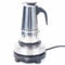Elektrisch Espressokocher Edelstahl Mokkakanne 6 Tassen300ml Espressokanne 220V mit Elektroherd