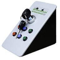 LS Seitenkonsolen Seitenkonsole XS (V3) (PC, Mac) [NEU] LS22 Simulator USB (2 Zündschlüssel, Zündschloss, 6 frei belegbare Tasten) Gehäuse in Schwarz/Grau