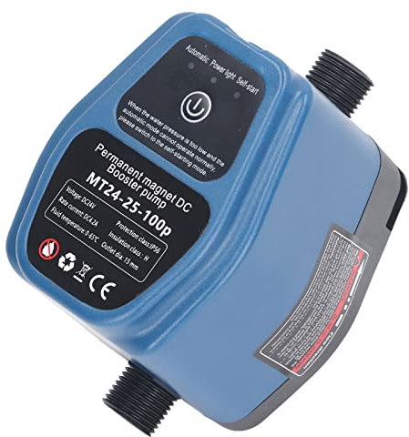 Automatic Booster Pump, 100W 24V Household Water Pressure Shower Booster Pump 25L IP56 1MPa for Home