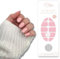 Fairy Nail UV Nagelfolien selbstklebende Gelfolien halb ausgehärtet 20 Stück Nailwraps Nagellackstreifen zum aufkleben (Rosa)