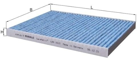 MAHLE Filter, Innenraumluft LAO1613 | Kompatibel mit: TESLA MODEL S