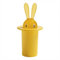 Porta stuzzicadenti Design autosollevante Stoccaggio in PVC Scatola Porta stuzzicadenti for stuzzicadenti con Coniglio Carino Creativo for Ufficio Dispenser di stuzzicadenti (Color : Geel)