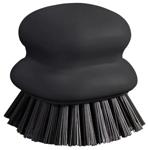 Estropajos de limpieza de cocina (1 paquete de cerdas de nailon negro)