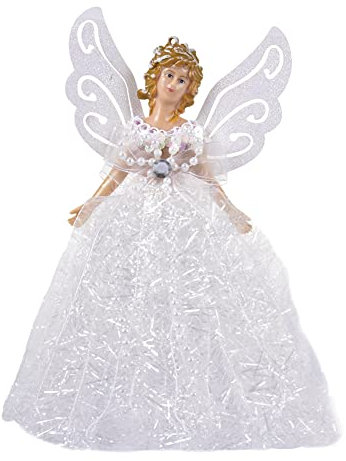 Eastuy Weihnachtsengel Baumspitze, Engel Weihnachtsbaumspitze, Weihnachtsspitze Engel Figur, Weihnachtsbaum Ornament Engel Für Weihnachtsbaumspitze, Christbaumschmuck Und Festliche Wohnkultur