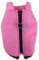 Waterproof XXS Dog Coat Padded Fleece Zip Up Coat Chihuahua Puppy Tiny Toy Clothes Teacup Miniature Tiny Breeds (Darker Pink, Tiny XXS: Length 20cm x Chest 30cm)