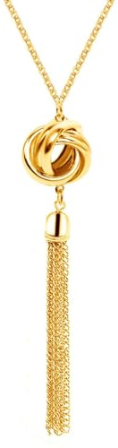 FUSHENGTER Collana Catena Maglione Donna Collana Ciondolo Lunghe Necklace Collana per Maglioni Stile Donna Uomo Popolare personalità Attract Moda Accessori