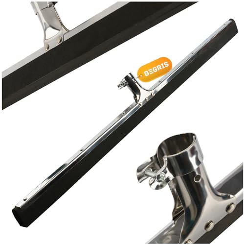 BEGRIS® Fußboden Wasserabstreifer, Bodenwischer, Gummi-Wasserabstreifer 100 cm, Schaumabzieher Hochleistung, Fußboden-Wasserabstreifer Garage Dusche Bad