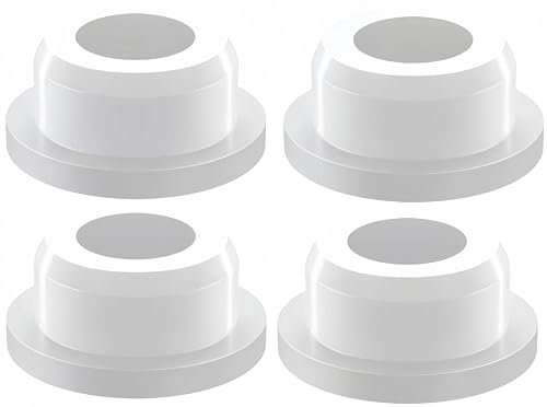 Paquete de 4 cubiertas de desbordamiento para fregadero, baño, cocina, lavabo, moldura de una sola capa, tapas de agujero redondo, repuestos para el hogar, centros comerciales, cocina, baño