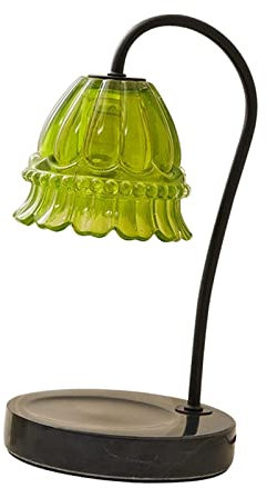 Quemadores de aceite Calentador de velas eléctrico, lámpara que brilla en la noche, calentador de fusión de cera regulable, horno de fusión de velas for dormitorio, inauguración de la casa, sala de es