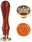3D Krone Wachsstempel Romantische Krone Siegel Wachsstempel 2.5cm 1'' Abnehmbarer Messingkopf mit Holzgriff Selbstklebendes Wachssiegel für Hochzeitseinladungen Kinder DIY Kreative Geschenkidee