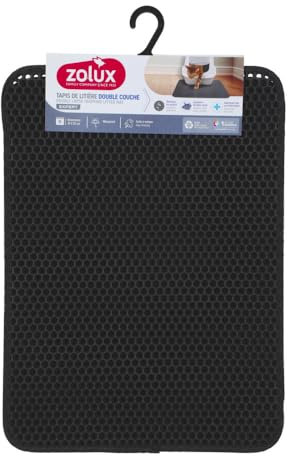 zolux - Tapis d'hygiène double fond 40 x 55 cm pour maison de toilette chat