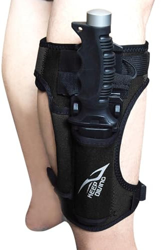 Quzente Diving Blaade Sheath, Diving Leg Cutter Set, Neoprene Adjustable KnifeSheath, Non-slip Diving Thigh Strap And Sleeve, Light Diving Equipment For Scuba Diving, Fishing, Snorkeling, Boating