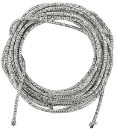 Hapivida Braided Shield Cable Guitar Wire, 9.8Ft 22 AWG Guitar Pickup Hookup Wires Braided Hook Up Wire Single Conductor