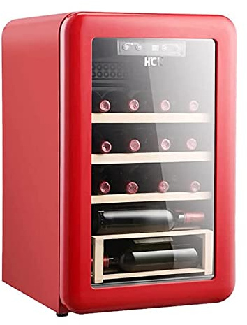 Réfrigérateur refroidisseur de vin à compresseur de 20 bouteilles avec serrure | Grande Cave à Vin | Réfrigérateur à vin à contrôle numérique de la température 41f-64f pour rouge, blanc, champagne o