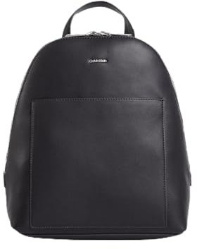 Calvin Klein Damen Rucksack Must Dome Schmale Träger, Schwarz (Black), Einheitsgröße