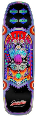 Santa Cruz Delfino Pinball Pro Skateboard-Decks, 23,2 x 80 cm