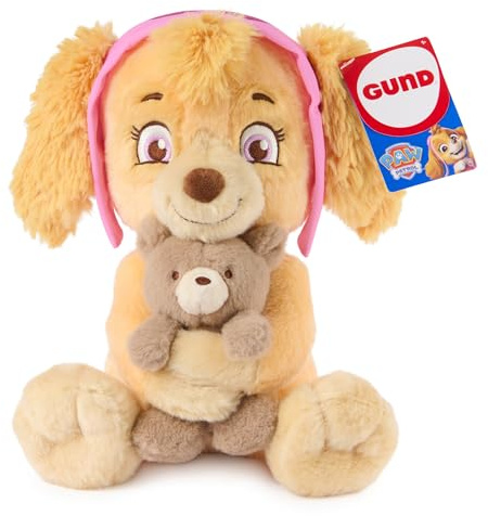 Paw Patrol GUND Skye with Kai Teddy Bear, Official Skye Plush Toy, Dog Stuffed Animal for Ages 1 and Up, 24 cm