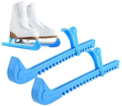 IHLOOTD Kufenschoner Schlittschuhe 1 Paar Schlittschuhschoner Kufenschoner Eiskunstlauf Schlittschuh Schoner Schlittschuhe Eishockey Einstellbar für Kinder Erwachsenen