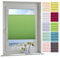 ourdeco® Plissee / 090 x 150 cm (Breite x Höhe) Apple Green/lichtdurchlässig, Blickdicht/verspannt/zum Klemmen und Montage ohne Bohren