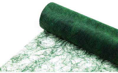 Protinam Tischläufer, Polyester, 6725 Dunkelgrün, 25m, 25