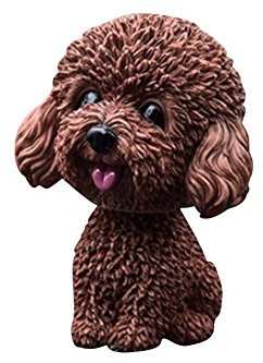 Liery Auto-Deko Hund Puppe, Tierisch, Hund, Braun, Wackelt, Auto, Zuhause, Büro, Geschenk