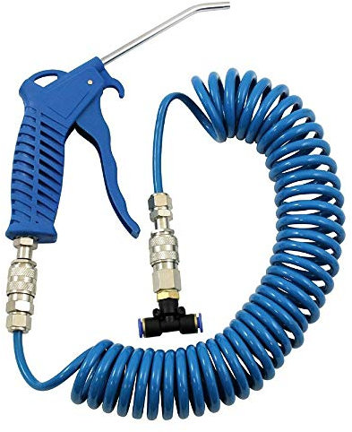 AIR Duster Blow Gun and 5m Recoil Hose Truck Lorry DUST Blower Cleaning Nozzle