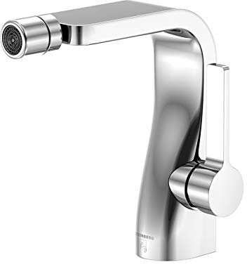 Miscelatore monocomando per Bidet Serie 230 Steinberg con Cartuccia in Ceramica, con Scarico 1 1 1/4, Cromato - 2301300