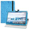 LFDZ Compatibile con TECLAST P20HD Cover,Slim Girevole Smart 360 Gradi di Rotazione Case Cover Custodia Protettiva per 10.1 TECLAST P20HD / TECLAST M40 / TECLAST M40 PRO / M40se Tablet,Azzurro