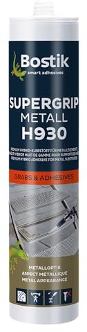 BOSTIK H930 Supergrip Metall – Klebstoff für Metallbau, Hohe Haftkraft, Geringe Schrumpfung, Für Innen-und Außenbereich, 305g