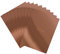 Belle Vous 24er Set A4 Metallic Papier - Goldfolie zum Basteln Rosegold Papier 29,7 x 21 cm 350gsm - Spiegel & Glitzerpapier zum Basteln für Hochzeitseinladungen, Scrapbooking & Bürobedarf