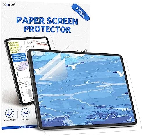 2 Stück Paper-feel Schutzfolie für iPad Air 5/4. Generation(2022/2020), iPad Pro 11 Zoll 2022/2021/2020/2018, Matt Papierfolie Displayschutz zum Zeichnen, Schreiben, Anti-Fingerprint/Blendschutz