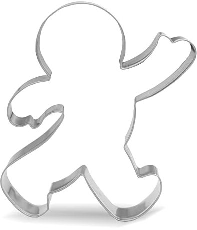 Ausstechform mit Lebkuchenmann-Motiv, Edelstahl, 10,5 cm