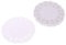Beiyasi 100 pièces sous-Verre en Dentelle napperon Coussin Porte-gobelet Tasse à thé Tapis Tapis fête de Mariage Papier sous-Verre Blanc