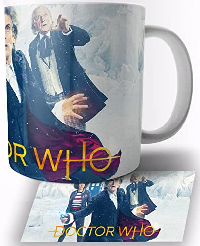 TusRelojes Doctor Who Peter Capaldi Taza de Ceramica Blanca 325ml Mug