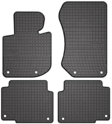 OMAC Gummi Fußmatten kompatibel mit BMW 3er Limo Touring E36 1990-1998 Automatte Schwarz 4X