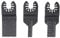 3PCS Metal Wood Oscillating Multitool Blade 10mm Multi Tool Quick Release Exactness Saw Blades High Carbon Steel Cutting Tool for Metal Wood Plastic