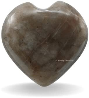 Chrysoberyll Katzenauge Kristall Herz Palmstein – Taschenmassage Handschmeichler für natürlichen Körper Chakra Balancing, Reiki Heilung und Kristallgitter