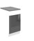 Belini Frontale Lavastoviglie PO. Frontale Lavastoviglie Larghezza 45 cm Pannello Frontale per Lavastoviglie Senza Maniglia, Argento Lucido