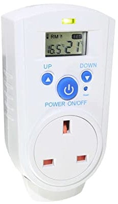 Plug In Thermostat Temperature Control Greenhouse Heater Shed Garage (Digital)