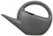 Scheurich Smilla, Gießkanne aus Kunststoff, Farbe: Matt Anthracite, 40,2 cm Breite, 11,5 cm Tiefe, 26,6 cm hoch, 3 l Vol.