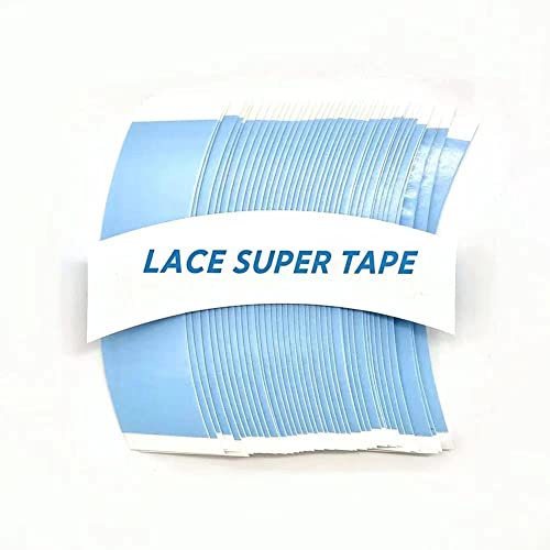 Eumos 40pcs Double Sided Wig Tape Waterproof Lace Front Tape for Wigs | Adhesive Tape Strong Hold Clear Wig Tape for Lace Wigs Toupee Hairpiece, Sweat Resistant, Scalp Safe, Residue-Free Peel Off