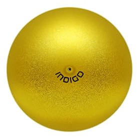 DRUNA Ball für Rhythmische Sportgymnastik 19 cm mit Glitter Indigo