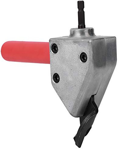 Blechschneider Bohraufsatz, Blechschere Elektrische Blechschere, Blechschneideaufsatz Blechschneidkopf für Elektrische Bohrmaschine Schere