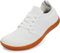 WHITIN Barfußschuhe Herren Damen Barfuß Barfuss Schuhe Breite Weit Barfussschuhe Knit Barefoot Shoes Sneaker Walkingschuhe Hallenschuhe Gym Outdoor Weiß 42 EU