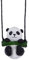Auto Rückspiegel Anhänger, Auto Schaukel Ornament, Innenrückspiegel Dekoration Panda Auto Anhänger Niedliches Auto Zubehör zum Aufhängen für Auto