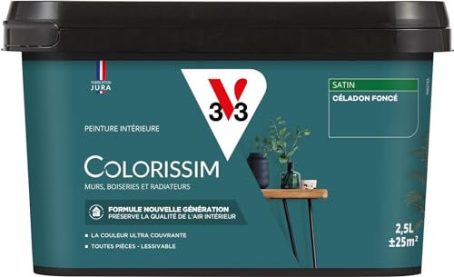 V33 Peinture multi-supports Colorissim® Céladon foncé satin 2,5L