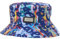 Carlo Colucci Unisex Wendehut Blau/Mehrfarbig L-XL